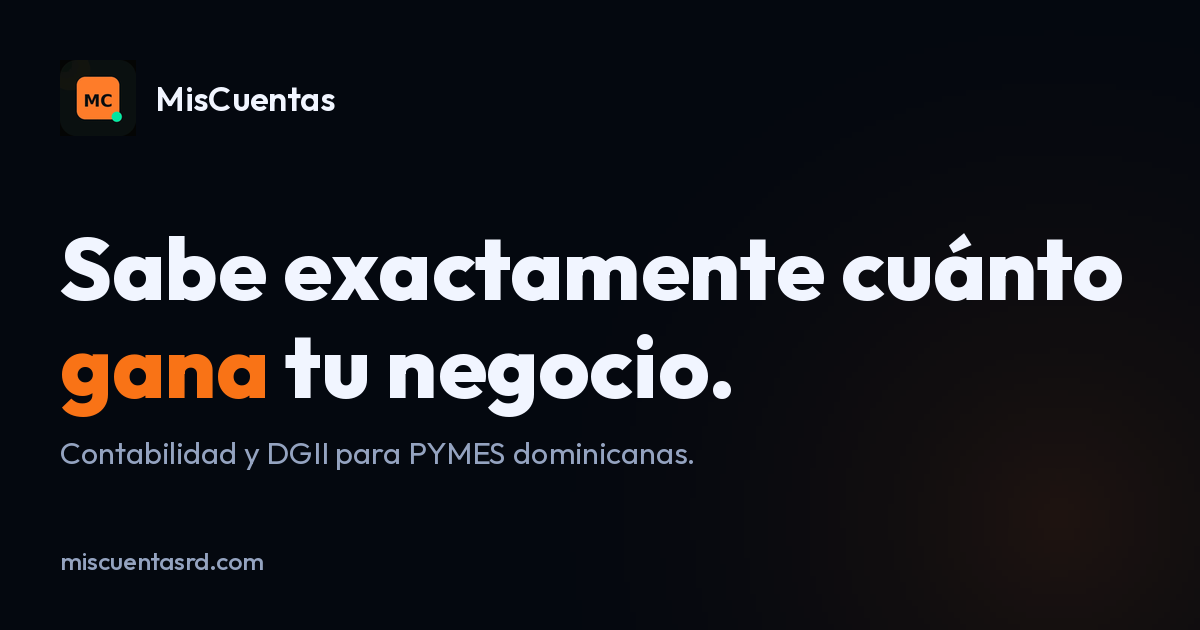 MisCuentas Free — RD$0 plan plus 14-day full trial